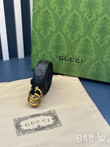 колани от естествена кожа в кутия gucci 