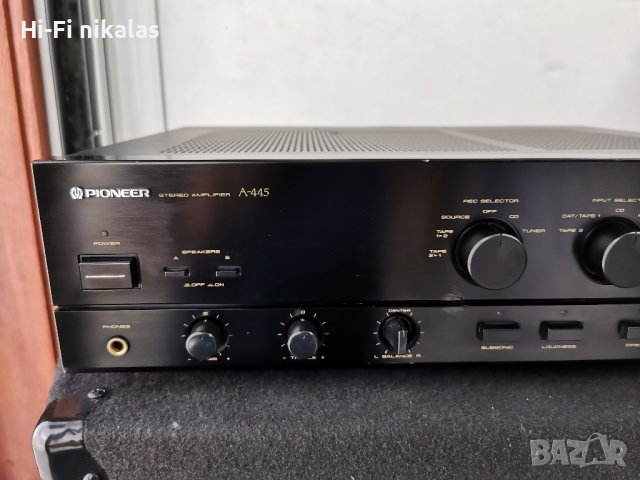 Стерео усилвател PIONEER A-445, снимка 5 - Ресийвъри, усилватели, смесителни пултове - 42593834