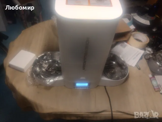 HoneyGuaridan 5L автоматична хранилка за две котки, дозатор за котешка храна с купа 

, снимка 3 - За кучета - 49113321