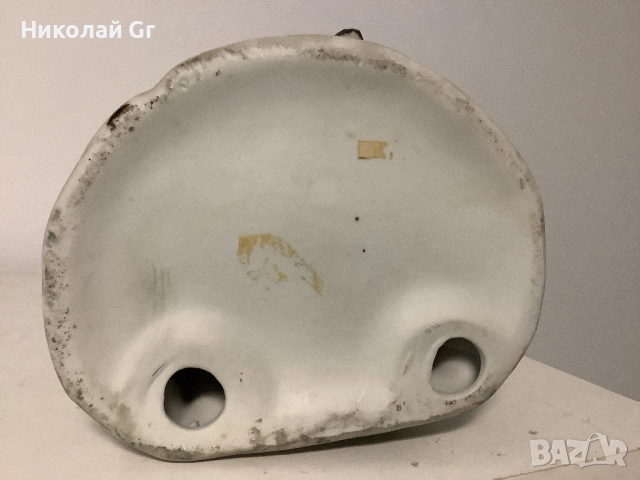 Фигурка порцелан  отличен състояние  височина 18 см диаметър 14 см стил Каподемонте, снимка 6 - Колекции - 52372731