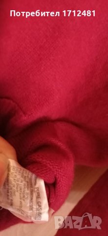 Жилетка 100 процента кашмир М размер , снимка 3 - Жилетки - 38315561