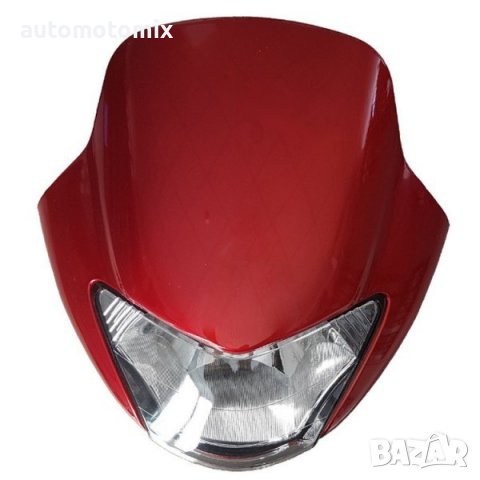 МАСКА И ФАР ЗА МОТОР 33015 -ЧЕРЕН, снимка 2 - Аксесоари и консумативи - 36600504