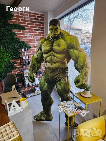 Hulk Marvel ПВЦ фигурка за парти декорация - 200см висока