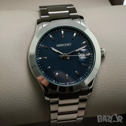 Щвейцарски часовник Нов, снимка 2 - Мъжки - 56153658