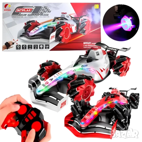 Радиоуправляем болид за дрифт с пушек и дистанционно за ръка, снимка 6 - Коли, камиони, мотори, писти - 51851228