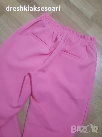 Розов циклама панталон с ръб, снимка 2 - Панталони - 44247531