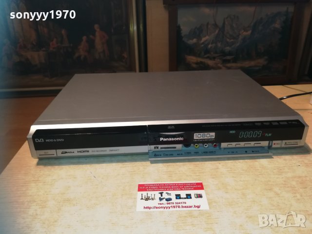 PANASONIC DVB-HDD/DVD RECORDER 2701211059, снимка 7 - Плейъри, домашно кино, прожектори - 31572969