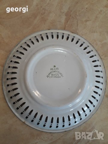 Ретро метална емайлирана фруктиера , снимка 4 - Антикварни и старинни предмети - 31978516