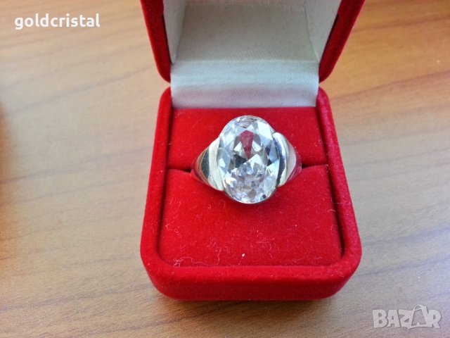 Сребърен пръстен с циркон, снимка 2 - Антикварни и старинни предмети - 42771272