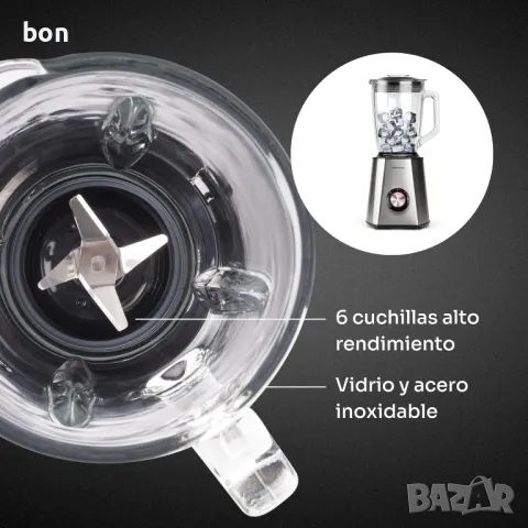 Блендер MELLERWARE Mixy Inox, снимка 8 - Блендери - 49528079