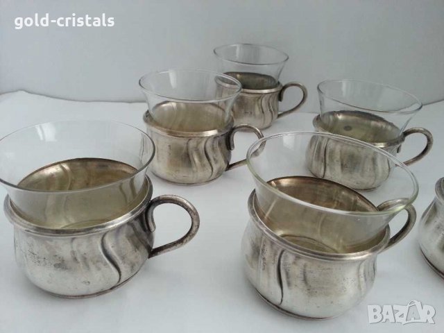 Немски посребрени подстакани, снимка 8 - Антикварни и старинни предмети - 31916985