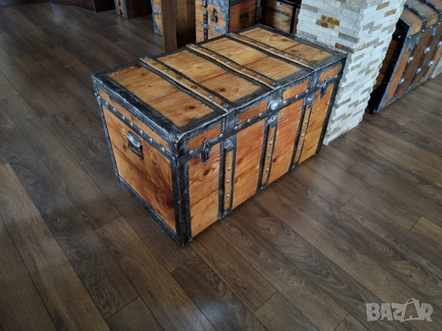 Стар сандък/ракла/скрин/ два броя, снимка 4 - Антикварни и старинни предмети - 51853439