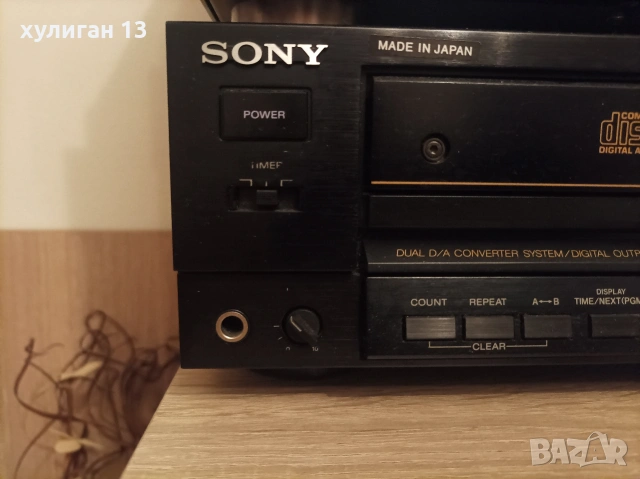 Продавам СД плеар Sony CDP-333esD, снимка 3 - Аудиосистеми - 54357831