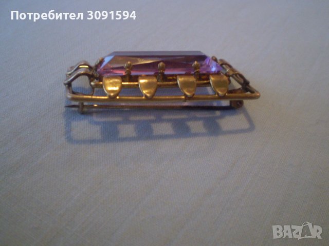 Антична  брошка - арт деко, снимка 10 - Антикварни и старинни предмети - 37513400