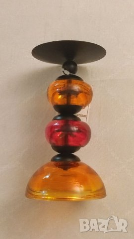 Свещник цветно стъкло. , снимка 5 - Декорация за дома - 38099357