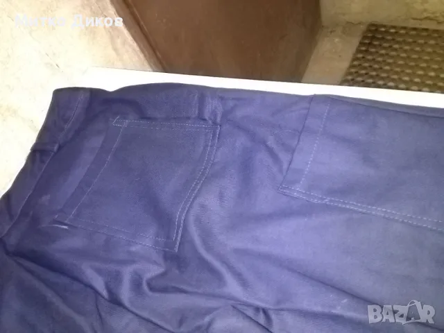 Работен панталон на стоп.обед.Зора-Тракия Димитровград нов размер Л или 52 или 182х112, снимка 14 - Панталони - 48512354