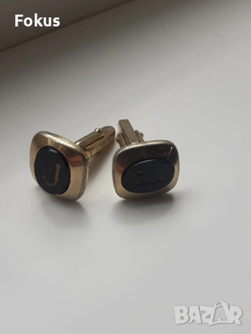 Стари ръкавели бутонели позлата, снимка 2 - Антикварни и старинни предмети - 53951228