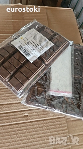 VICDUEKG Пакет от 3 форми за шоколад, шоколадови блокчета, изработена от силикон, снимка 7 - Форми - 51705335