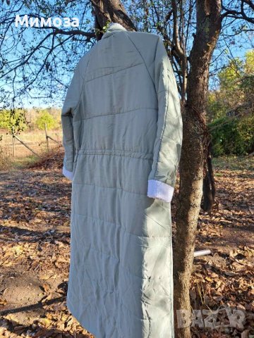 дълго яке, тип палто  ментовозелено- М/ L, снимка 10 - Якета - 42778435