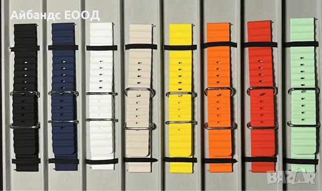 Силиконови каишки Ocean Band за Samsung/Huawei/Xiaomi/Amazfit/Garmin, снимка 5 - Каишки за часовници - 49422981