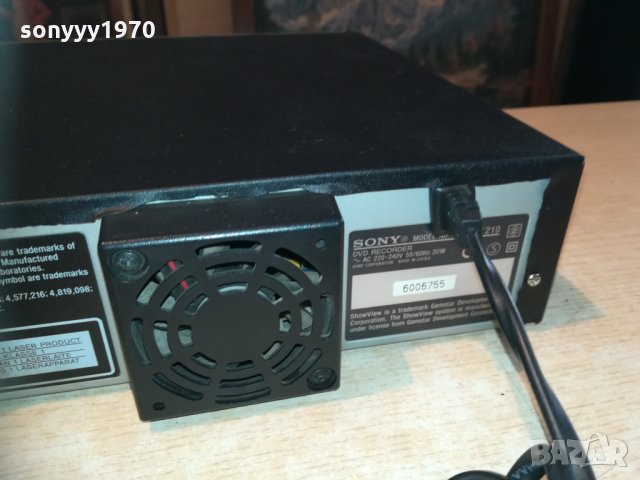 sony rdr-gx210 dvd recorder 0601211056, снимка 18 - Плейъри, домашно кино, прожектори - 31325221