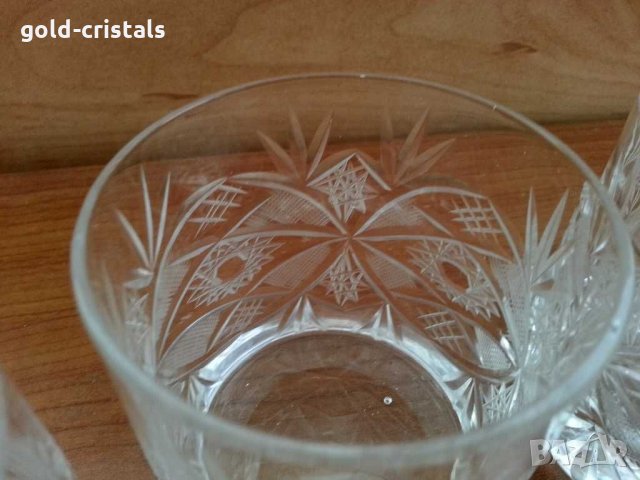Кристални чаши за уиски, снимка 7 - Антикварни и старинни предмети - 29702736