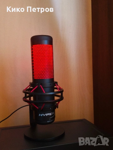 HyperX QuadCast USB кондензаторен микрофон – професионално аудио
