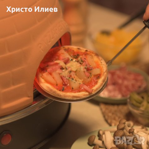 Фурна за пица 3 в 1 Скара Пещ за Мини пици Пицарка Emerio, снимка 2 - Печки, фурни - 42728028