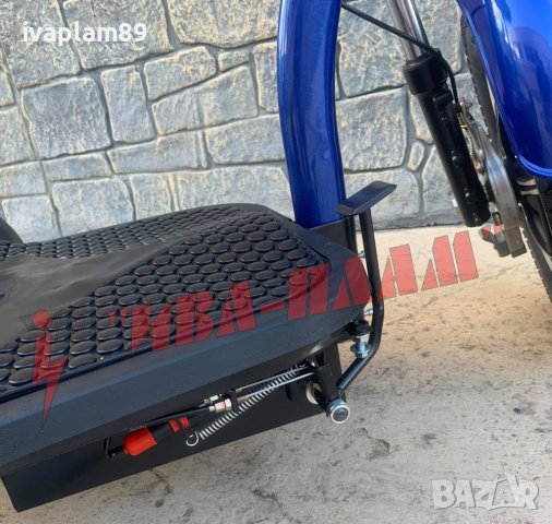  Електрическа триколка MPM-303C,48V/750W+КРАЧНА СПИРАЧКА+Голяма удобна седалка с облегалка-2025г, снимка 10 - Мотоциклети и мототехника - 37041506
