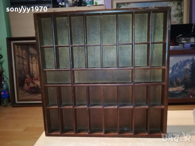 дървена кутия за фигурки за стена 1510211940, снимка 6 - Антикварни и старинни предмети - 34477486