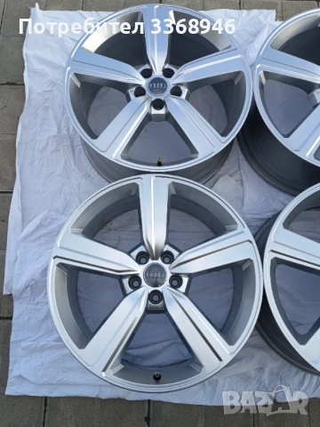 Оригинални джанти Ауди 20" 5х112 Q5 Q7 Q8 Etron Audi 5x112, снимка 3 - Гуми и джанти - 54175206