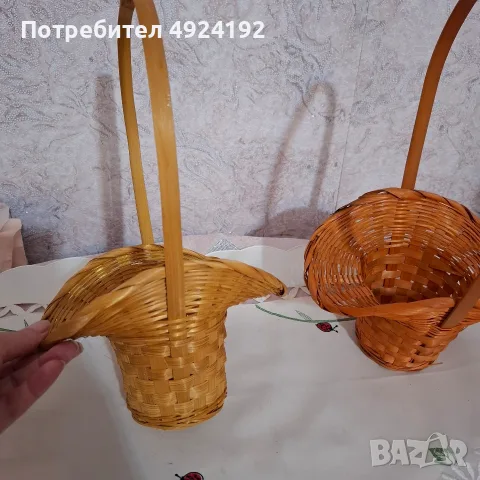 Ратанови Кошнички , снимка 2 - Декорация за дома - 56182963