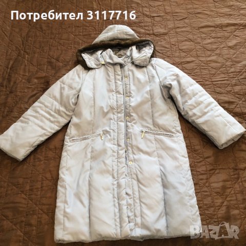 Морско синьо удължено яке, снимка 2 - Якета - 44213639