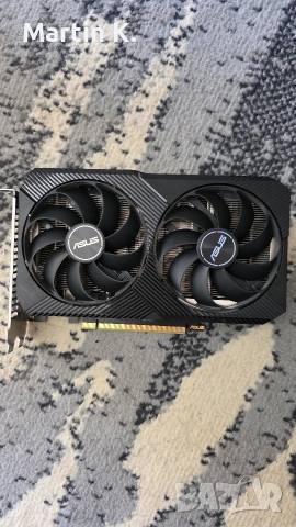 Видеокарта Asus dual 3050 oc 8GB