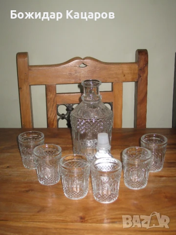 Стар сервиз за напитки.Цена 25 лева. Пращам по Еконт. За София, може да си го вземете и лично., снимка 2 - Сервизи - 51232151