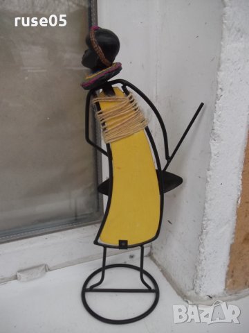 Фигура "Негърски войн", снимка 2 - Други ценни предмети - 31027650