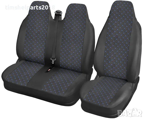 Тапицерия Лукс Капитонирана за Ford Transit 2000-2013 год. Син конец