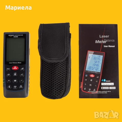 Лазерна Ролетка до 80 Далекомер (рулетка) 80 метра Amazon Германия (makita,hilti,bosch), снимка 4 - Измервателни инструменти - 50469115