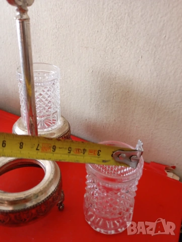 Винтидж лъжичник,солница, снимка 4 - Колекции - 54243149