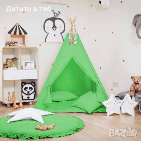 Палатка игу зелена, снимка 1