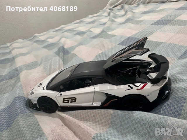 Метална кола Lamborghini Aventador, снимка 4 - Колекции - 53156454