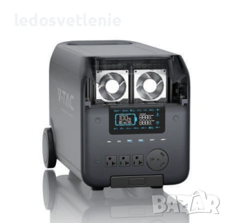 Портативна Зарядна Станция (с LiFePO4 Батерия и Wifi ) V-tac 3000W / 2560Wh, снимка 5 - Други - 54115949
