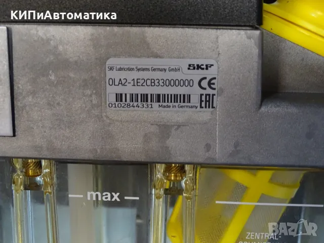 Смазочна станция SKF OLA2-1E2CB33000000 lubrication systems 2.7L 230V/50Hz, снимка 2 - Резервни части за машини - 47674368