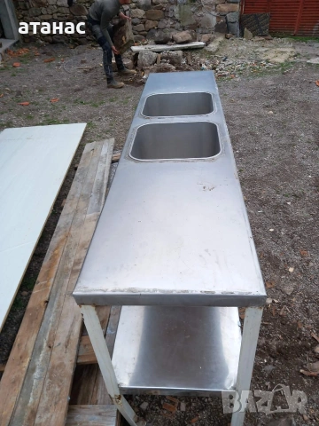 Две маси от неръждавейка, снимка 5 - Други стоки за дома - 54057459