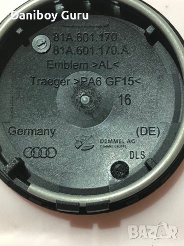 Audi оригинални капачки за алуминиеви джанти ф60мм, снимка 4 - Аксесоари и консумативи - 39882650