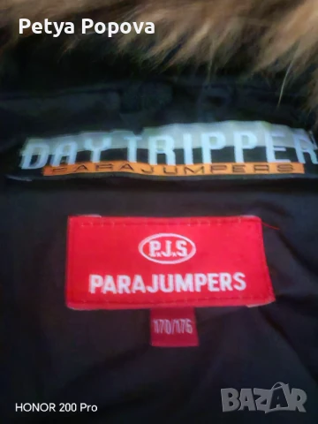 Зимно яке с естествен косъм на качулката за дете, снимка 3 - Детски якета и елеци - 51132404