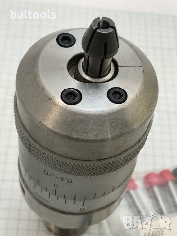 Швейцарска микрометрична глава Ф0.4-20мм./ 5 микрона., снимка 9 - Други машини и части - 32943162