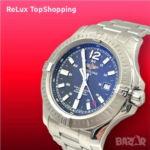 Breitling Colt Automatic 44 mm пълен комплект, снимка 2 - Мъжки - 54062419