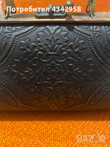 Vintage дървена чанта. 1978 г. , снимка 2 - Антикварни и старинни предмети - 52022762