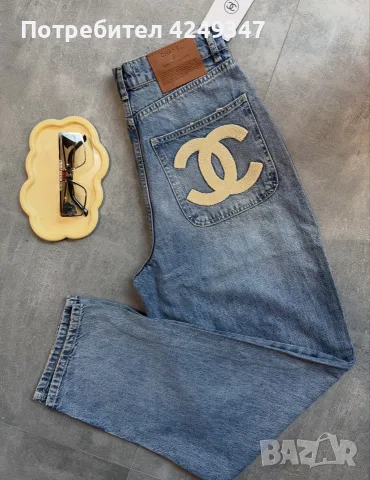 Дънки Chanel🌸🌸🌸🌸, снимка 6 - Дънки - 56482570